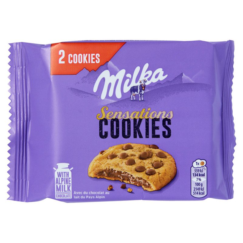 MILKA μπισκότα cookie sensation 2x26gr
