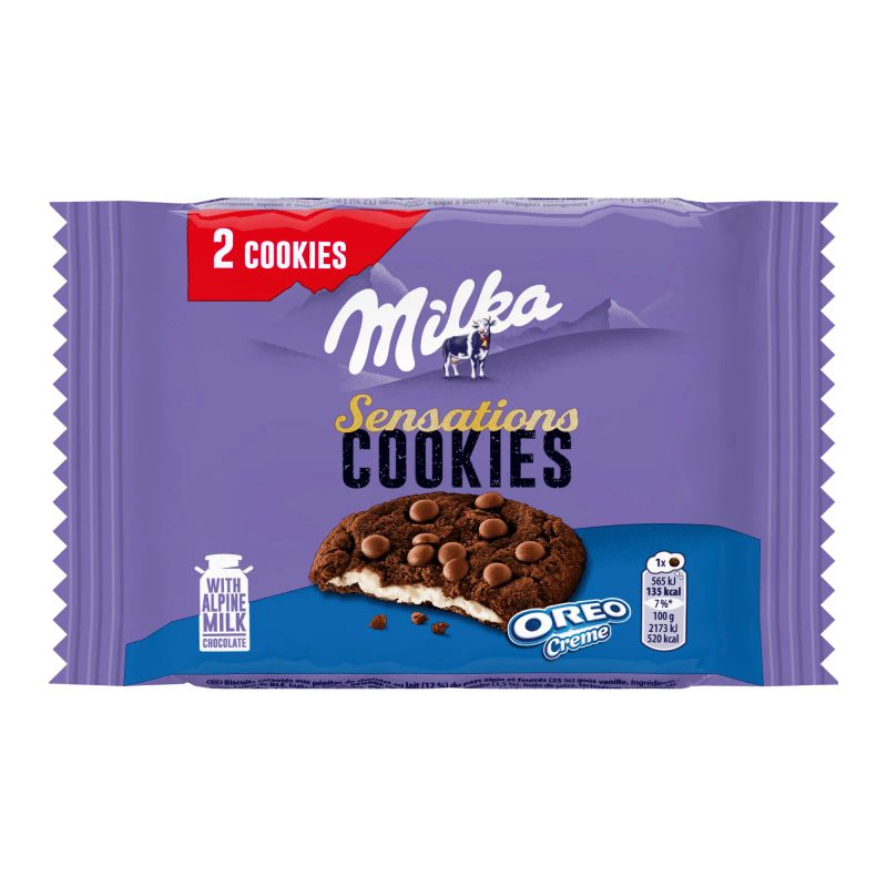 MILKA μπισκότα cookie sensation oreo 2x26gr
