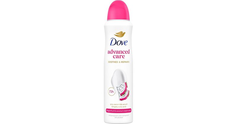 DOVE αποσμητικό σώματος spray Advanced Care Dragon Fruit και Coconut Cream 150ml – Αποσμητικά