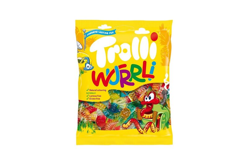 TROLLI ζαχαρωτά wurrli 100gr – Καραμέλες, Γλειφιτζούρια και Τσίχλες