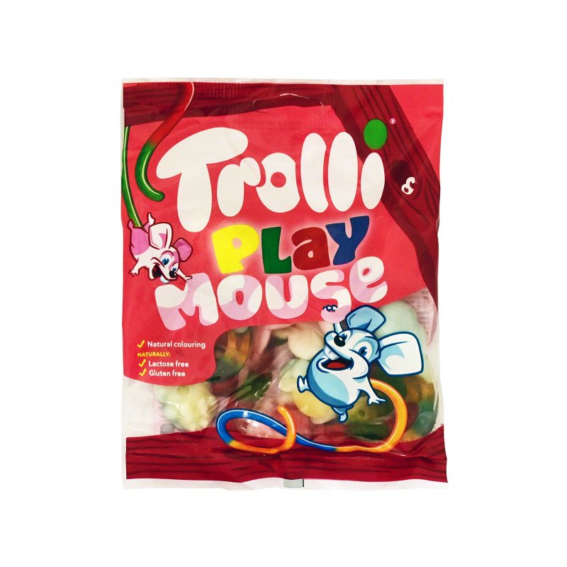 TROLLI ζαχαρωτά play mouse 100gr – Καραμέλες, Γλειφιτζούρια και Τσίχλες