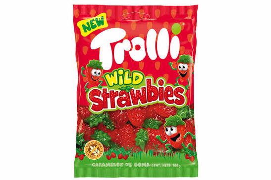 TROLLI ζαχαρωτά wild strawbies 100gr – Καραμέλες, Γλειφιτζούρια και Τσίχλες