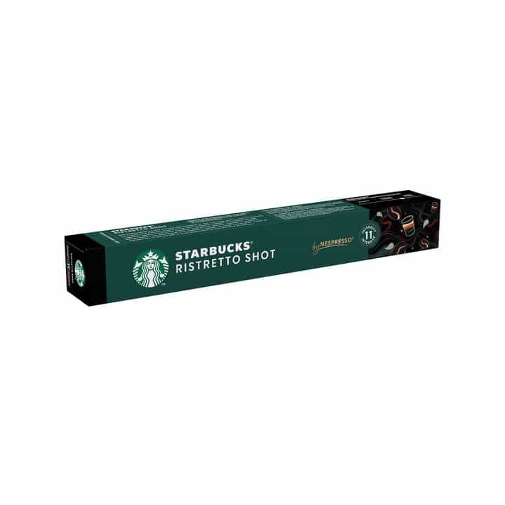 STARBUCKS καφές σε κάψουλες espresso ristretto shot συμβατές με μηχανή Nespresso 10τεμ – Κάψουλες Καφέ και Ροφημάτων