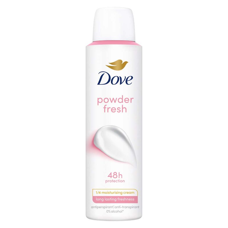 DOVE αποσμητικό σώματος spray Powder Fresh 150ml – Αποσμητικά