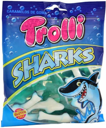 TROLLI ζαχαρωτά sharks 100gr – Καραμέλες, Γλειφιτζούρια και Τσίχλες
