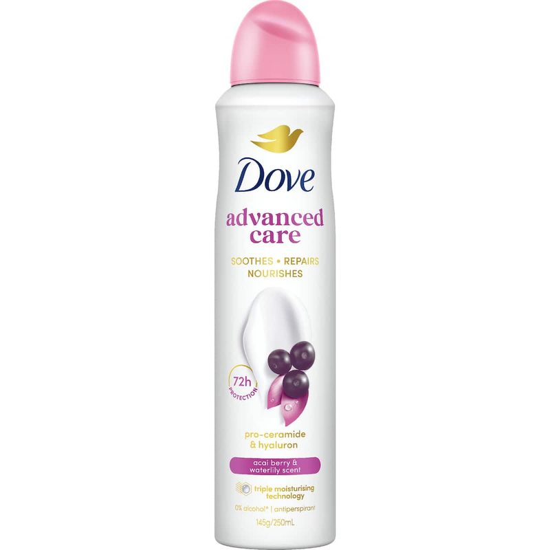 DOVE αποσμητικό σώματος spray advance care acay berry + lilly 150ml – Αποσμητικά