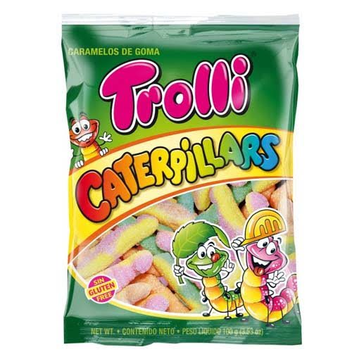 TROLLI ζαχαρωτά caterpillars 100gr – Καραμέλες, Γλειφιτζούρια και Τσίχλες