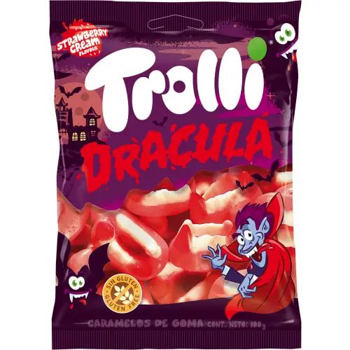 TROLLI ζαχαρωτά dracula 100gr – Καραμέλες, Γλειφιτζούρια και Τσίχλες