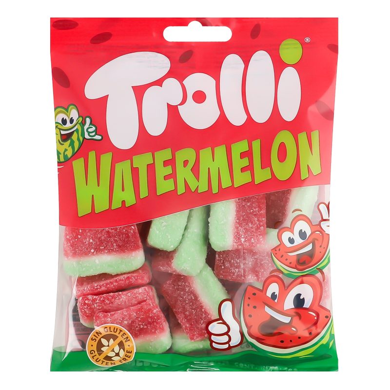 TROLLI ζαχαρωτά watermelon 100gr – Καραμέλες, Γλειφιτζούρια και Τσίχλες