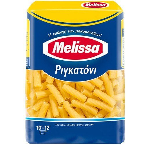 MELISSA ζυμαρικά ριγκατόνι 500gr