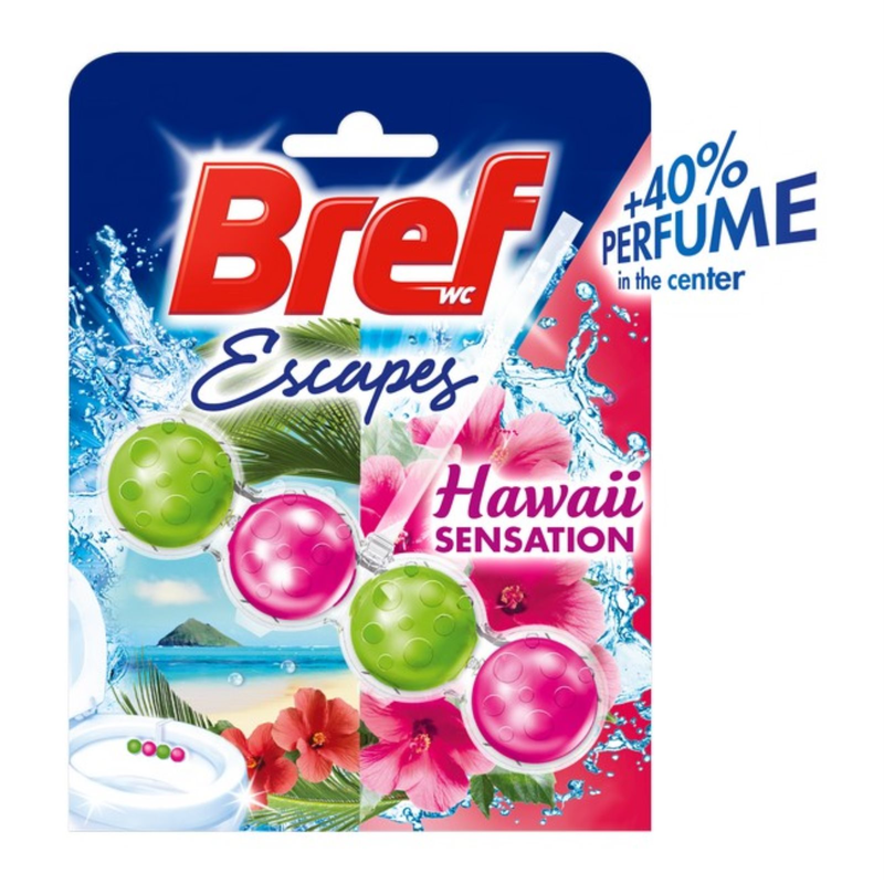 BREF μπλοκ WC Escapes Hawaii 51ml – Καθαριστικά Μπάνιου