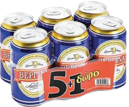 ΒΕΡΓΙΝΑ lager μπύρα κουτί 6x330ml – Βεργίνα – Μπύρες