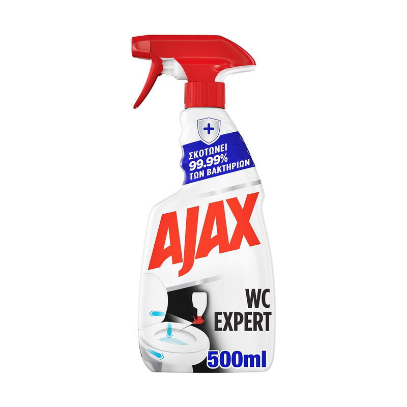 AJAX WC Expert υγρό καθαριστικό και απολυμαντικό επιφανειών με αντλία 500ml – Καθαριστικά Μπάνιου