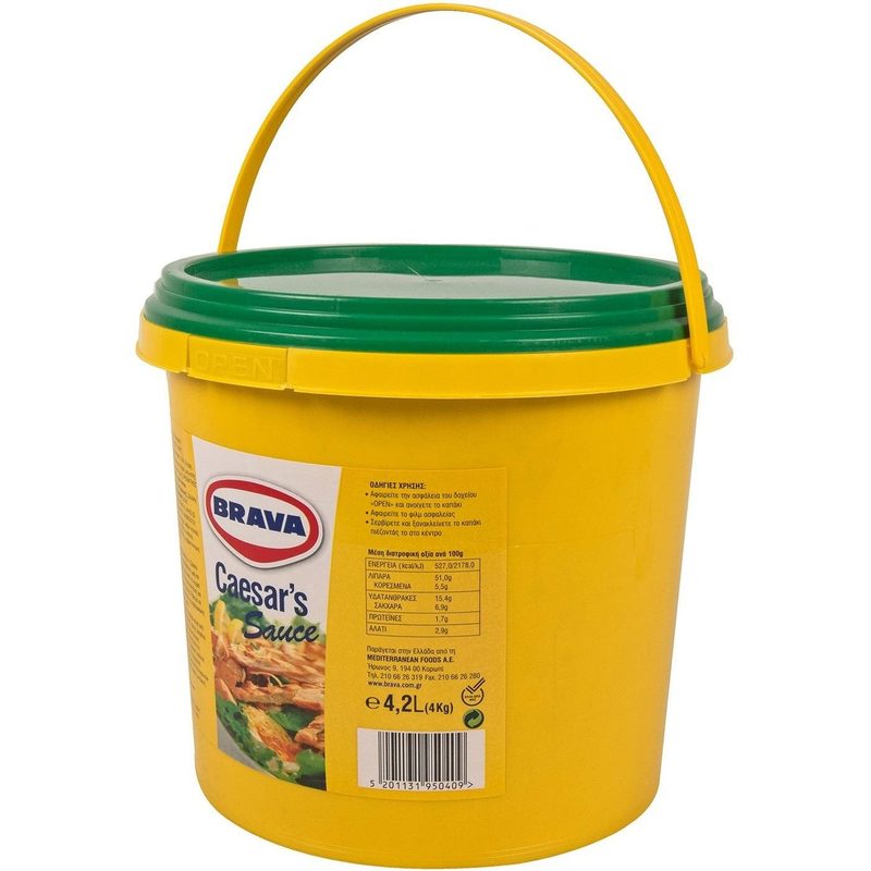 BRAVA caesar's sauce 4,2lt – Σάλτσες και Dressings