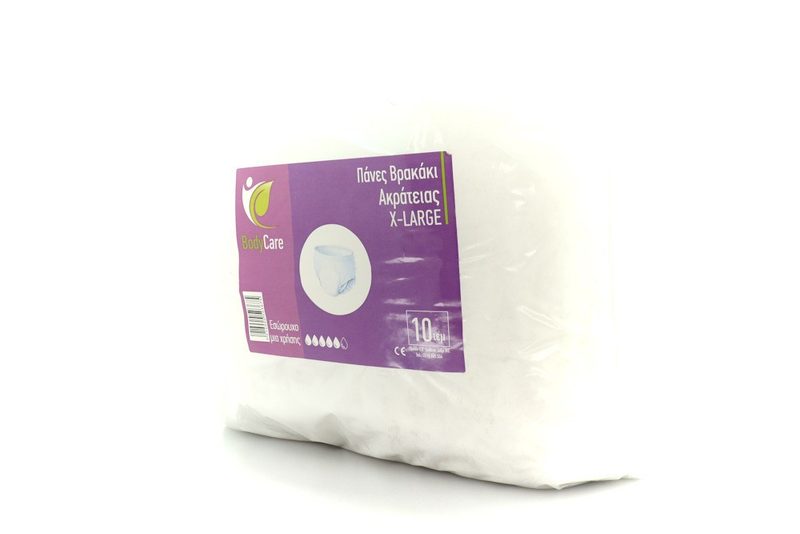 BODYCARE πάνα βρακάκι ακράτειας extra large 10τεμ – Πάνες και Βρακάκια Ακράτειας