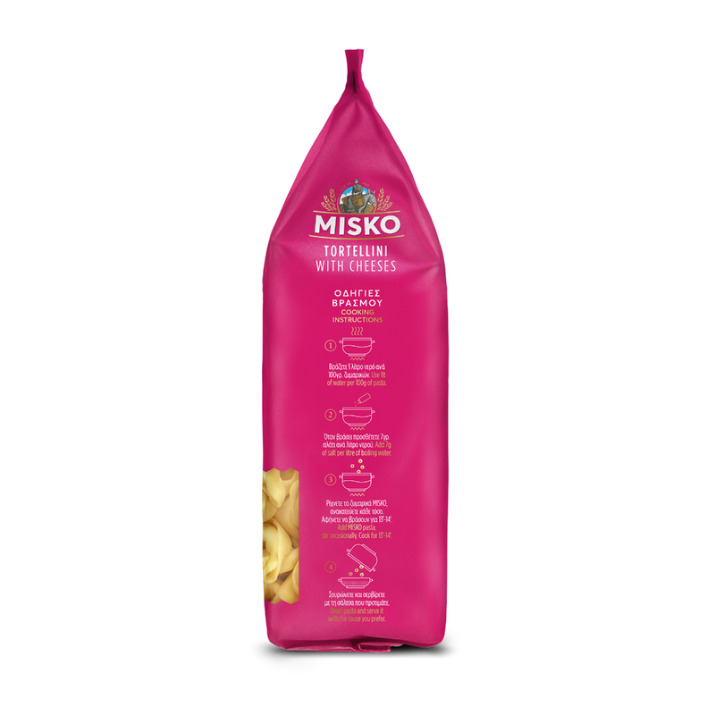 MISKO ζυμαρικά τορτελίνια με τυριά 250gr